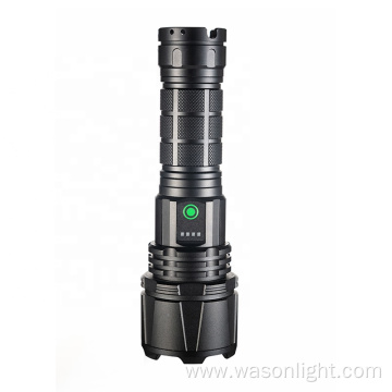 Wason Heavy Duty High Lumens XHP90 Outdoor Fishing Hunting And Mining Flashlight Convex Lens Zoomable Torch Light For Industry